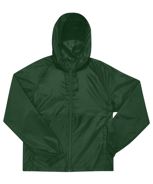 B&C Collection Reset lined windbreaker jacket BA510 in bottle green