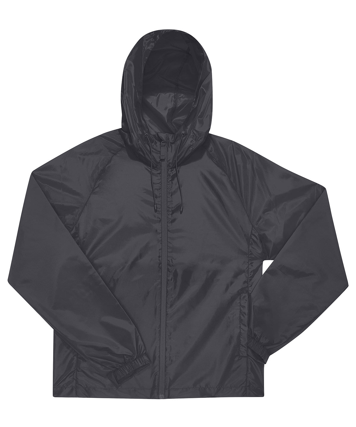 B&C Collection Reset lined windbreaker jacket BA510 in dark grey