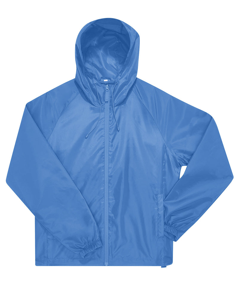 B&C Collection Reset windbreaker jacket BA511 in lake blue