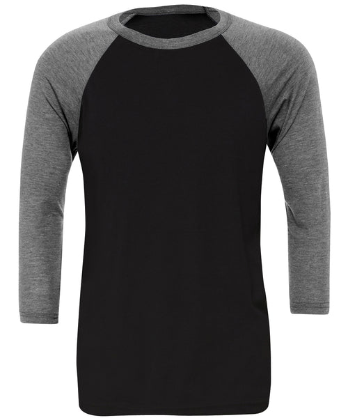 Bella Canvas Unisex Triblend Â¾ Sleeve Baseball T-Shirt
