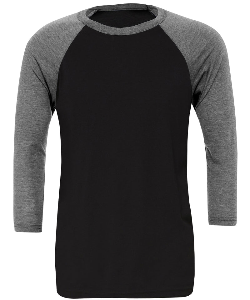 Bella Canvas Unisex Triblend Sleeve Baseball Long Sleeve T-Shirt