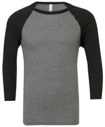 Bella Canvas Unisex Triblend Sleeve Baseball Long Sleeve T-Shirt - thumbnail 3