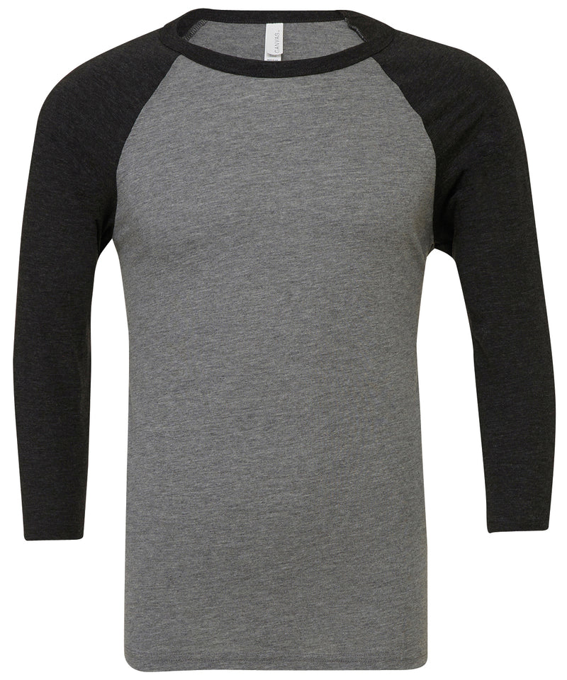 Bella Canvas Unisex Triblend Sleeve Baseball Long Sleeve T-Shirt