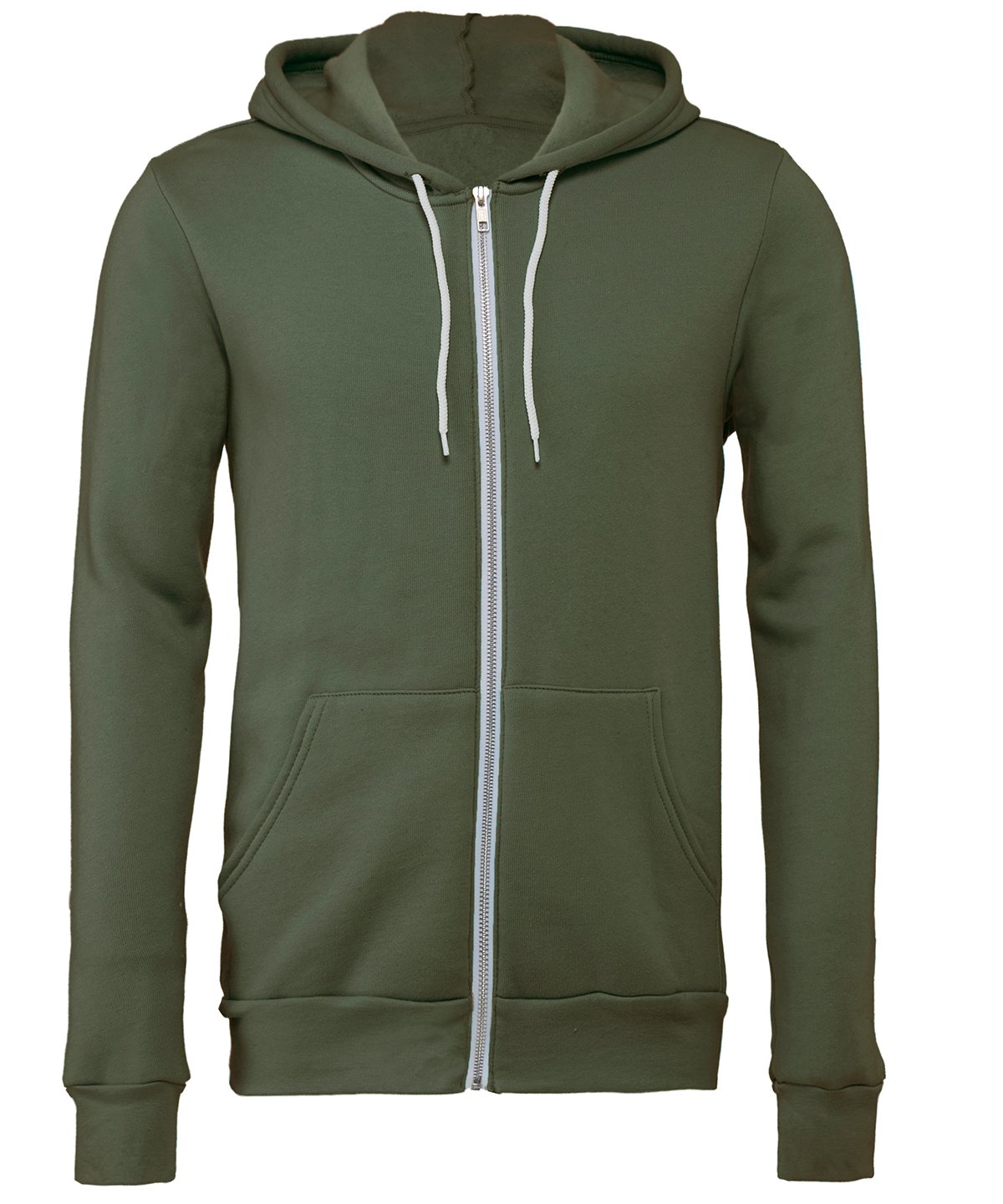 Bella Canvas Unisex Polycotton Fleece Full-Zip Hoodie
