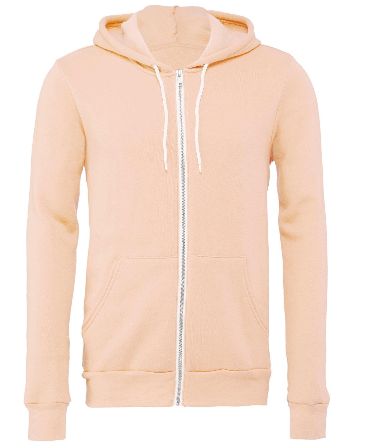 Bella Canvas Unisex Polycotton Fleece Full-Zip Hoodie (Cont)