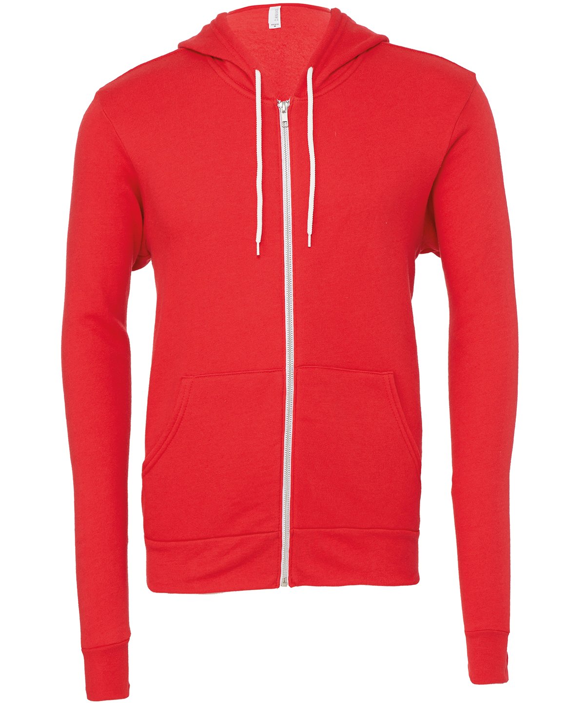 Bella Canvas Unisex Polycotton Fleece Full-Zip Hoodie (Cont)