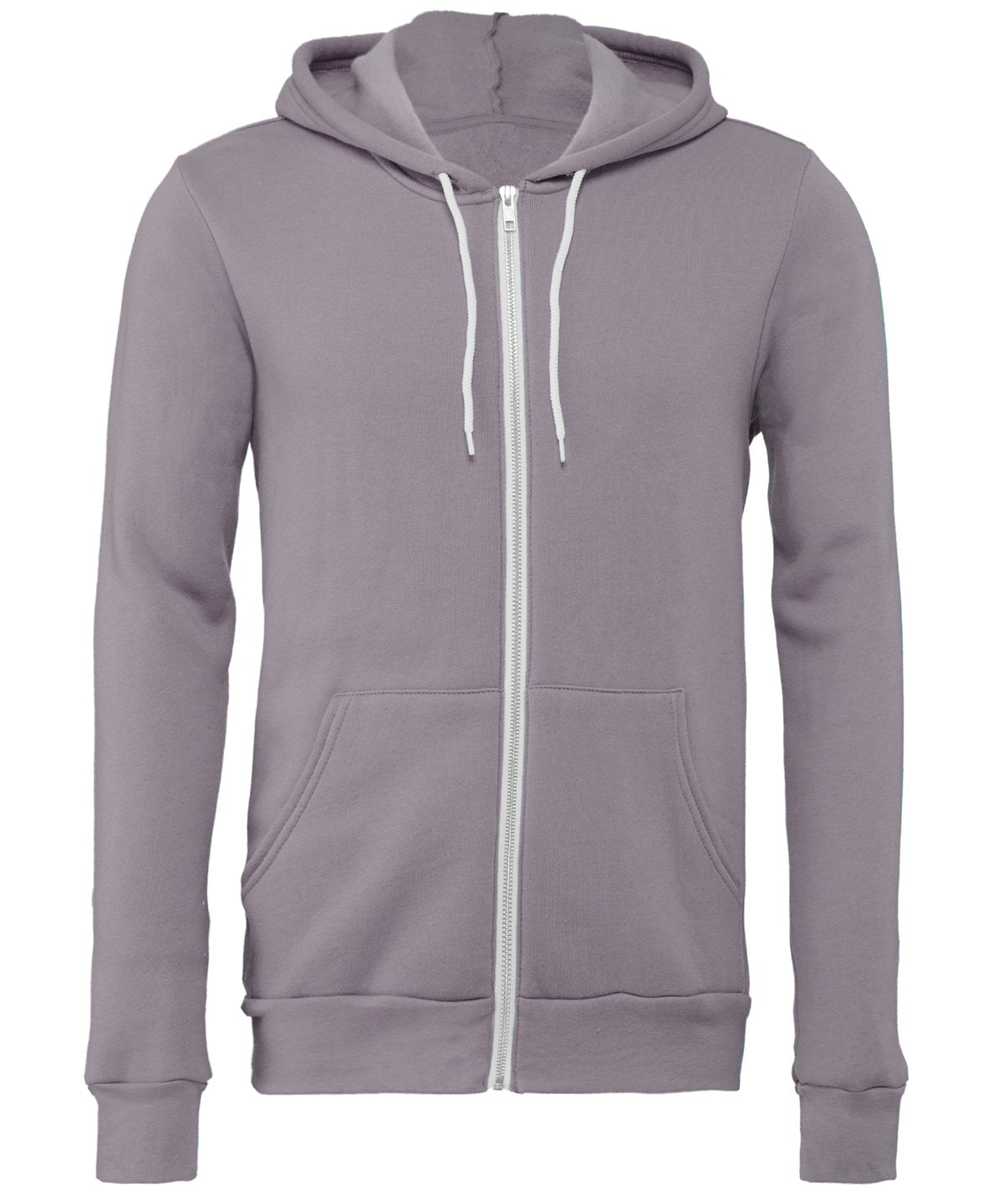 Bella Canvas Unisex Polycotton Fleece Full-Zip Hoodie (Cont)