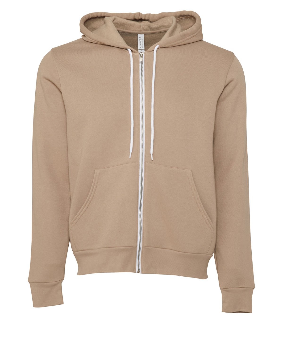 Bella Canvas Unisex Polycotton Fleece Full-Zip Hoodie (Cont)