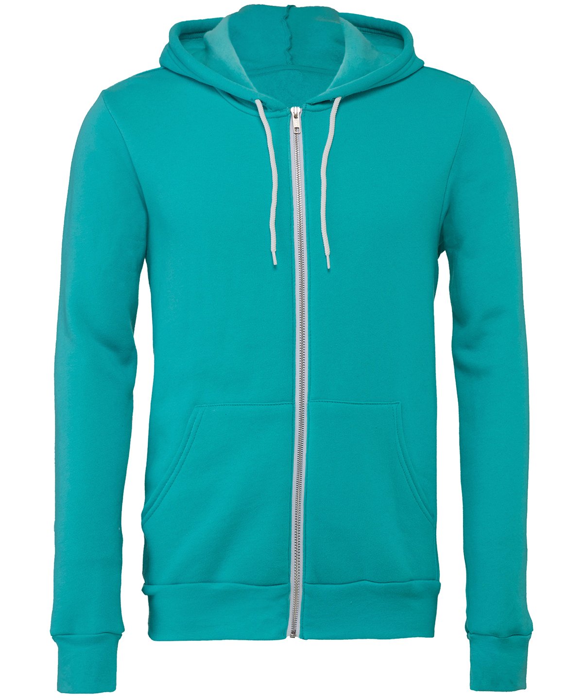 Bella Canvas Unisex Polycotton Fleece Full-Zip Hoodie (Cont)