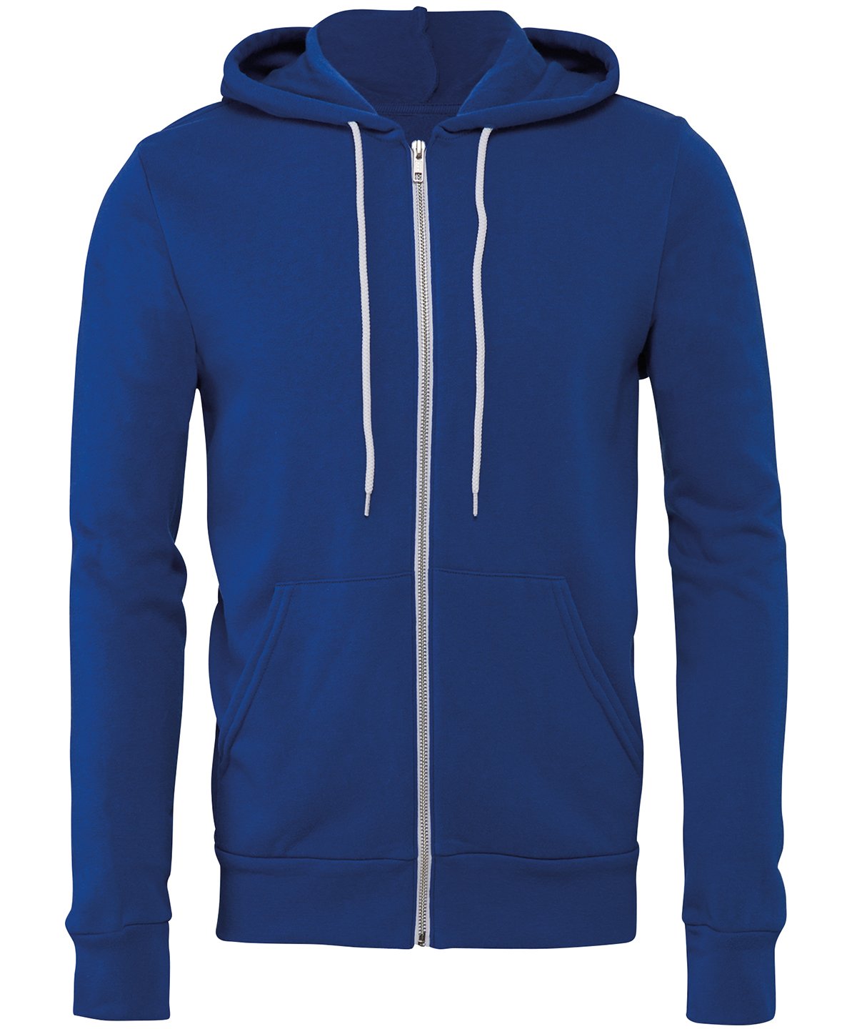 Bella Canvas Unisex Polycotton Fleece Full-Zip Hoodie (Cont)