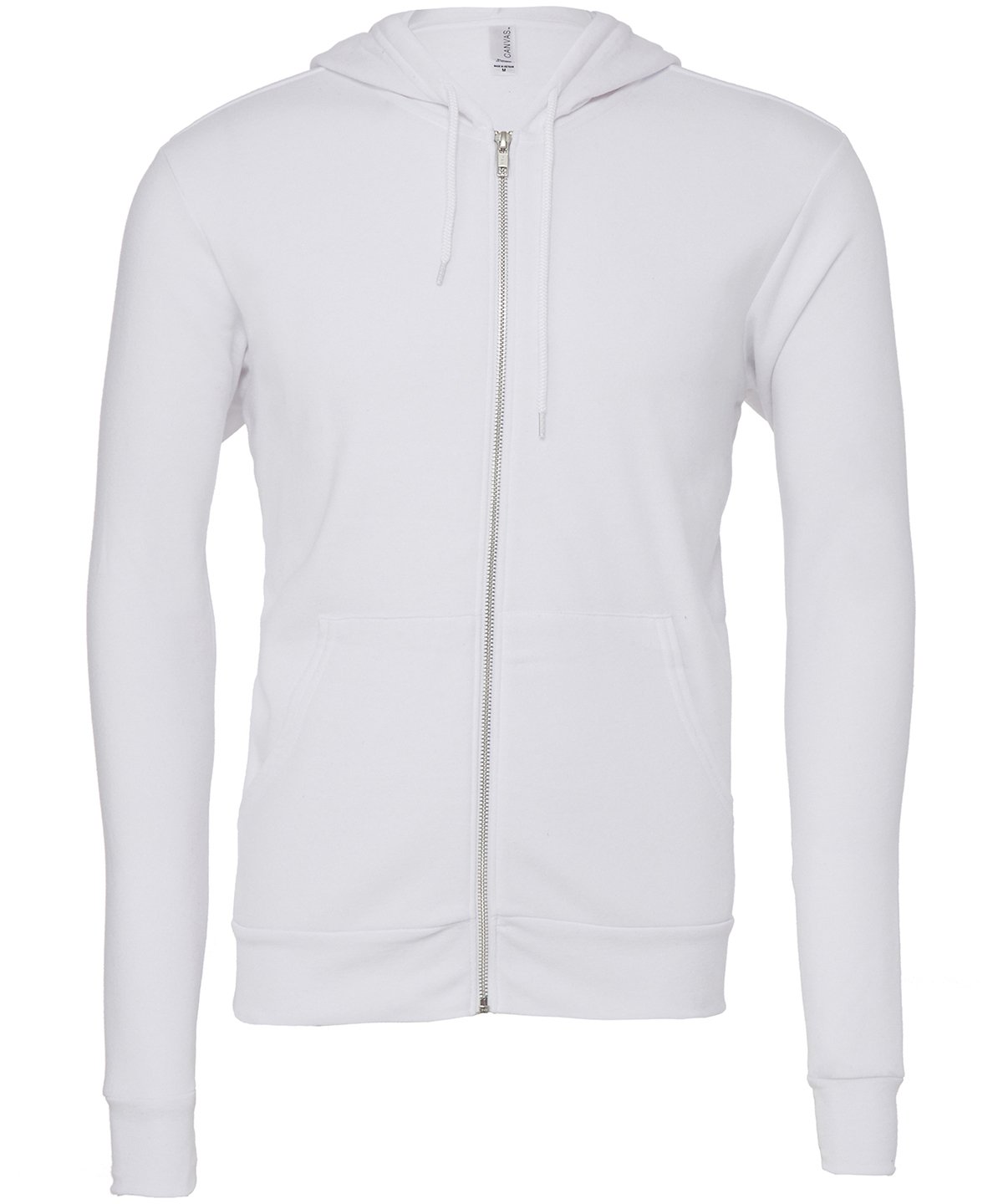Bella Canvas Unisex Polycotton Fleece Full-Zip Hoodie (Cont)