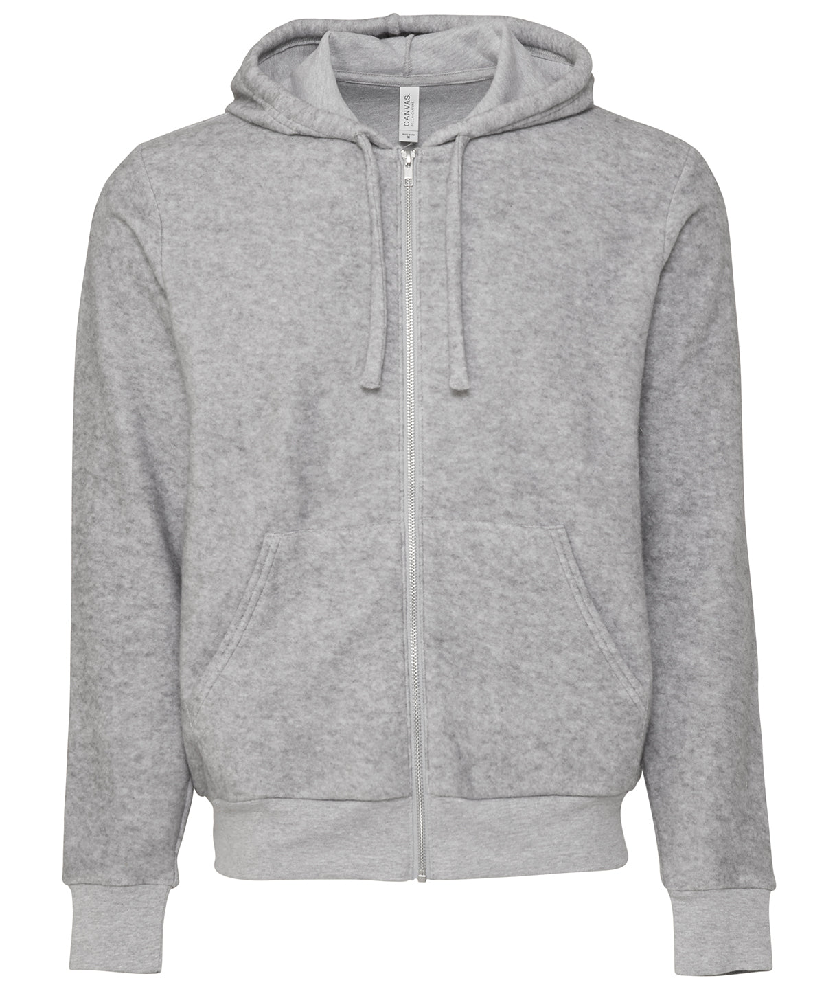 Bella Canvas Unisex Sueded Fleece Full-Zip Hoodie