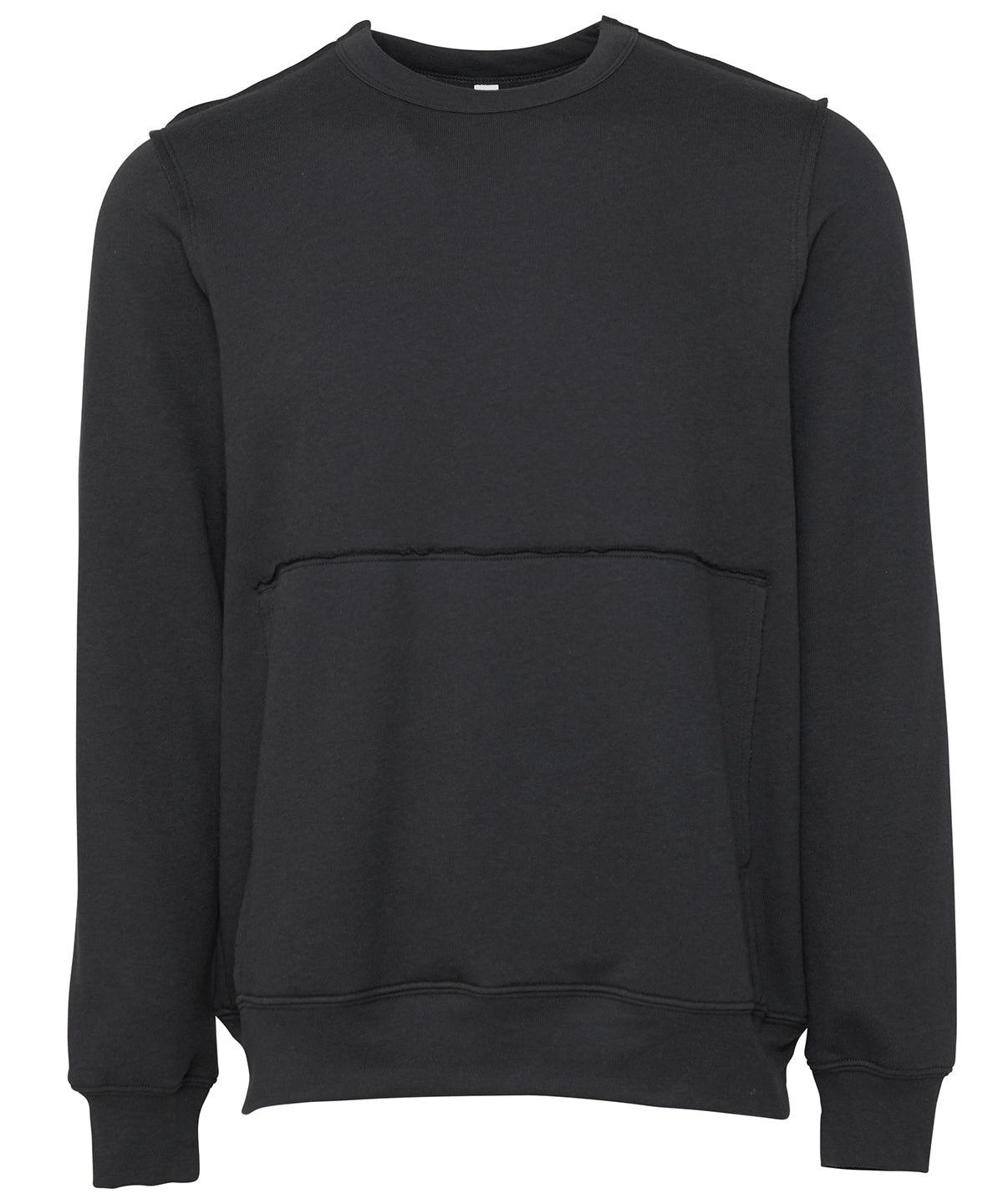 Bella Canvas Unisex Raw-Seam Crew Pullover Sweatshirt