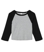 Bella Canvas Women's Micro Rib 3/4 Raglan Baby T-Shirt - thumbnail 1