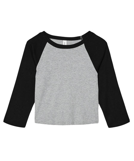 Bella Canvas Women's Micro Rib 3/4 Raglan Baby T-Shirt