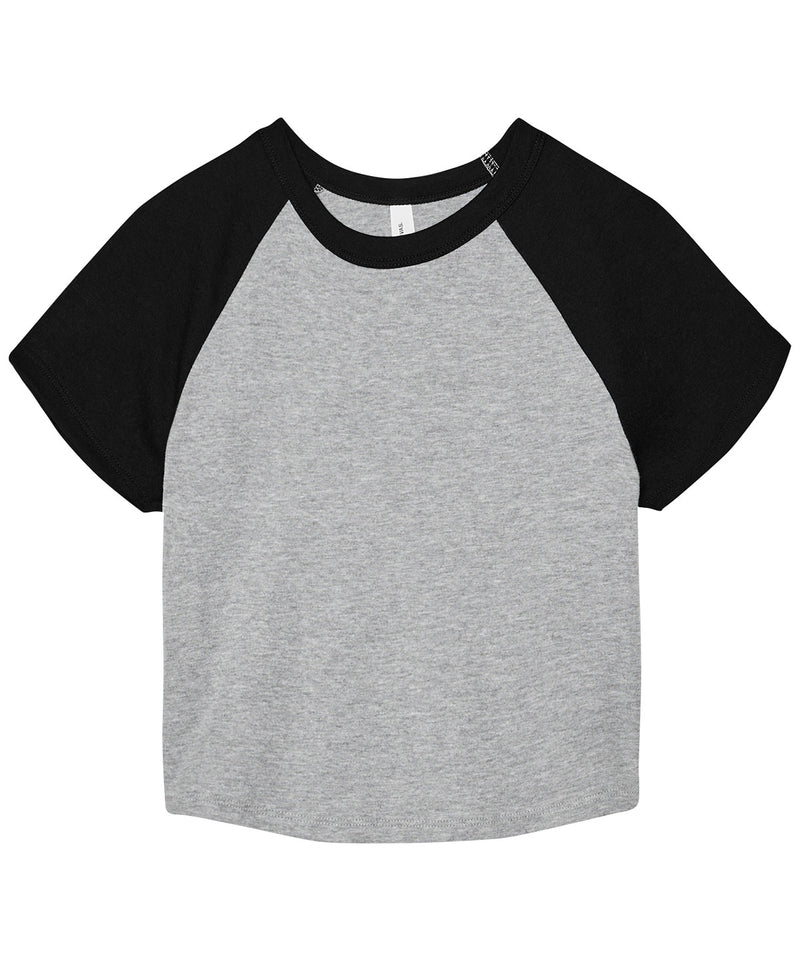 Bella Canvas Women's Micro Rib Raglan Baby T-Shirt