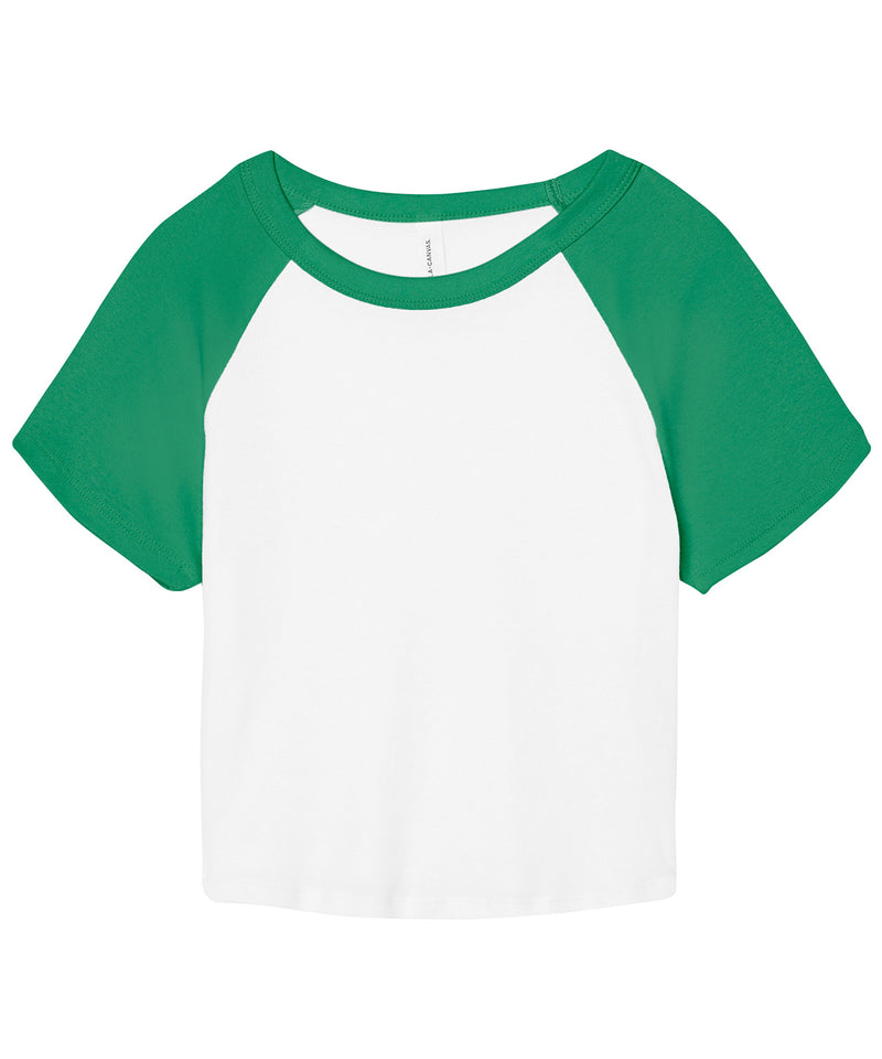 Bella Canvas Women's Micro Rib Raglan Baby T-Shirt