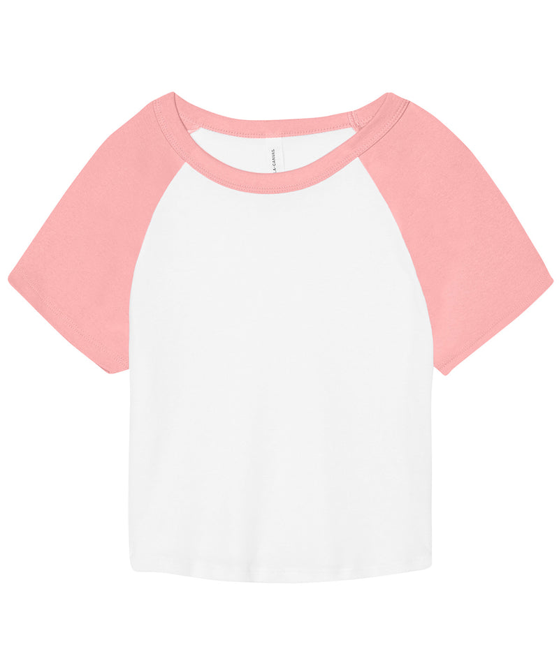 Bella Canvas Women's Micro Rib Raglan Baby T-Shirt