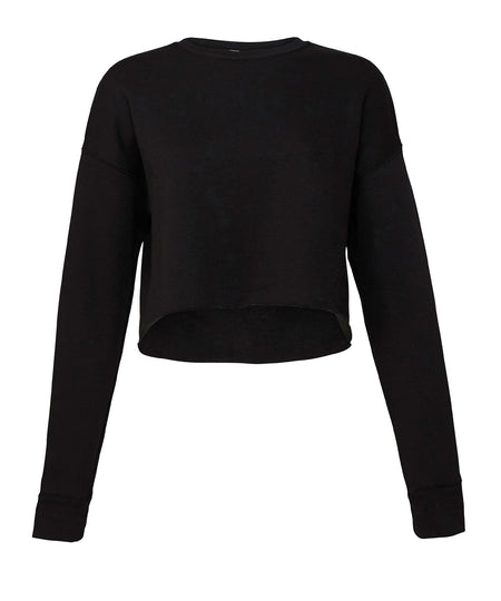 Bella Canvas Women's Cropped Crew Fleece Sweatshirt