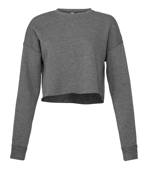 Bella Canvas Women's Cropped Crew Fleece Sweatshirt