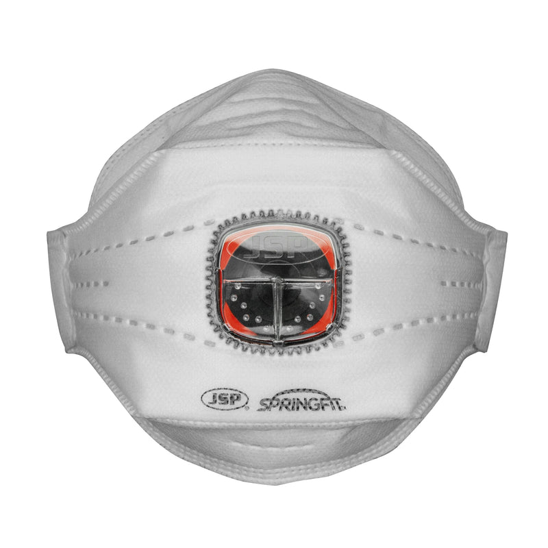 JSP Springfit 435ML FFP3 With Typhoon Face Mask with Valve - Box of 10 - [CLEARANCE]