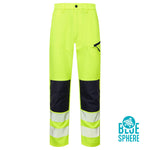 Supertouch Essentials Hi Vis Eco Coolair 4-Way Stretch Trousers - thumbnail 4