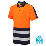 Supertouch Essentials Hi-Vis Eco Coolair Polo Shirt - thumbnail 3