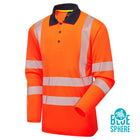 Supertouch Essentials Hi-Vis Eco CoolMax Long Sleeve Polo