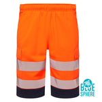 Supertouch Essentials Hi-Vis Eco CottonCool Shorts - thumbnail 3