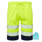 Supertouch Essentials Hi-Vis Eco CottonCool Shorts - thumbnail 2