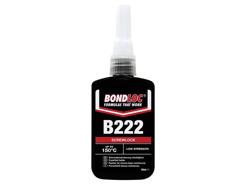 Bondloc B222 Screwlock Low Strength Threadlocker