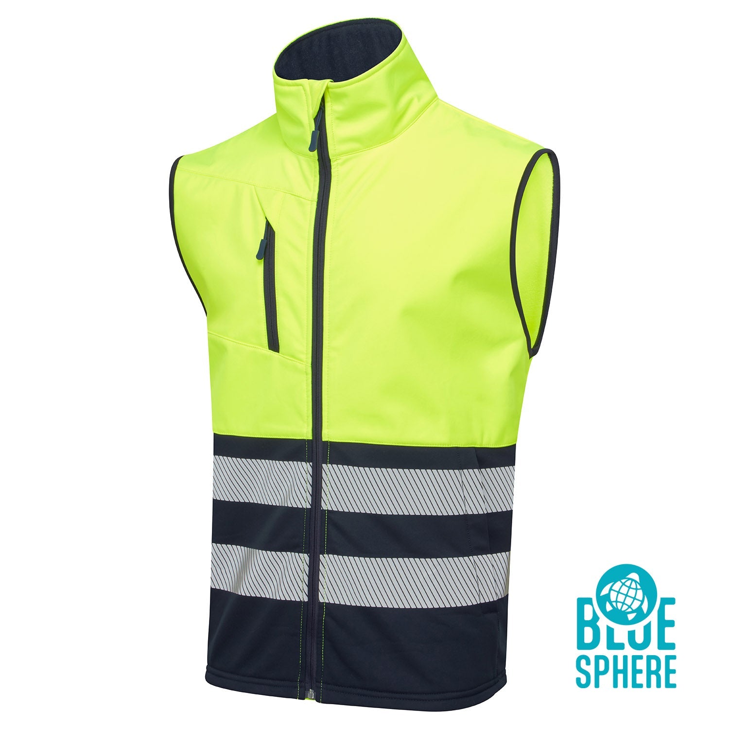 Supertouch Essentials Hi Vis Eco Coolair Softshell Gilet