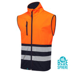 Supertouch Essentials Hi Vis Eco Coolair Softshell Gilet - thumbnail 1