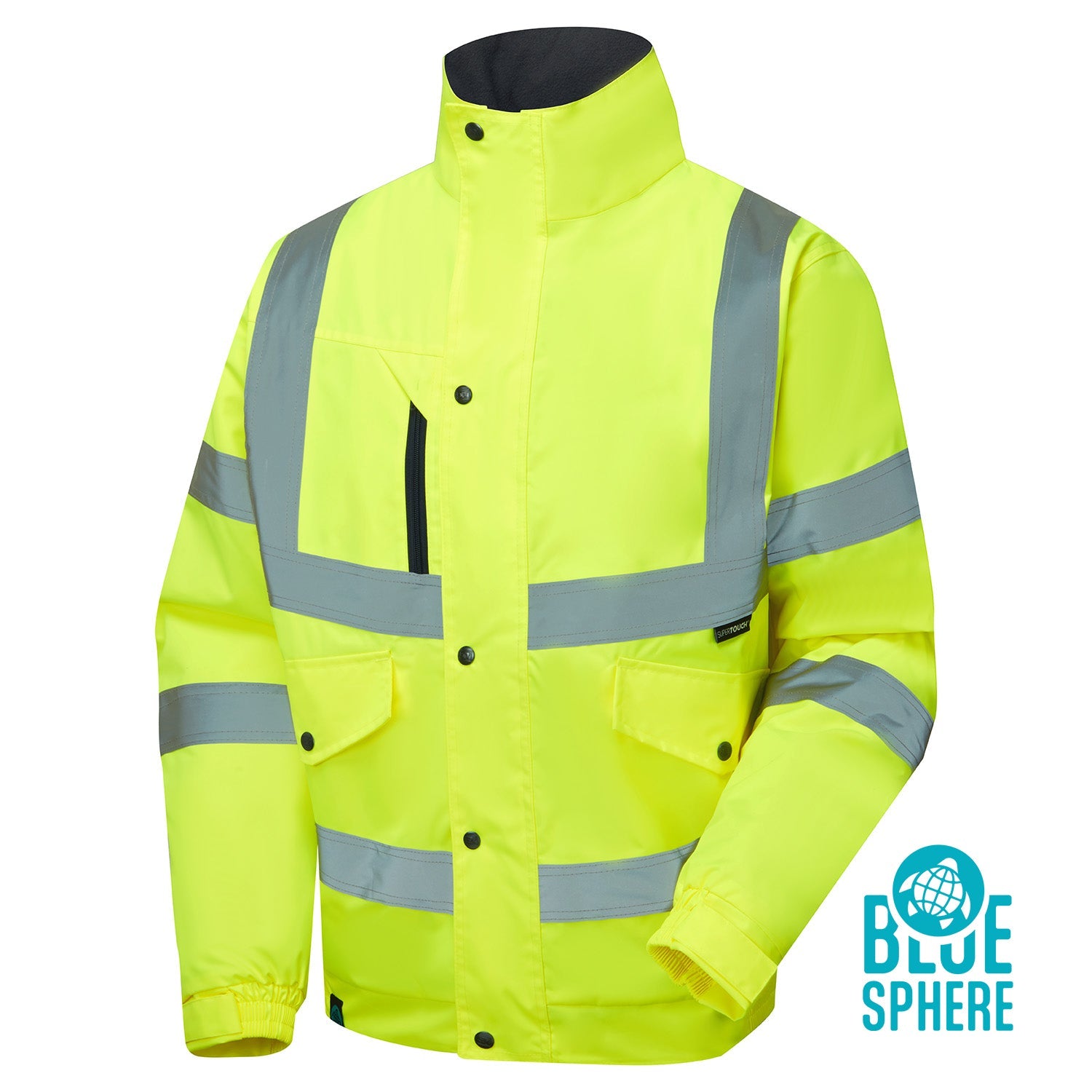 Supertouch Eco Hi Vis Bomber Jacket