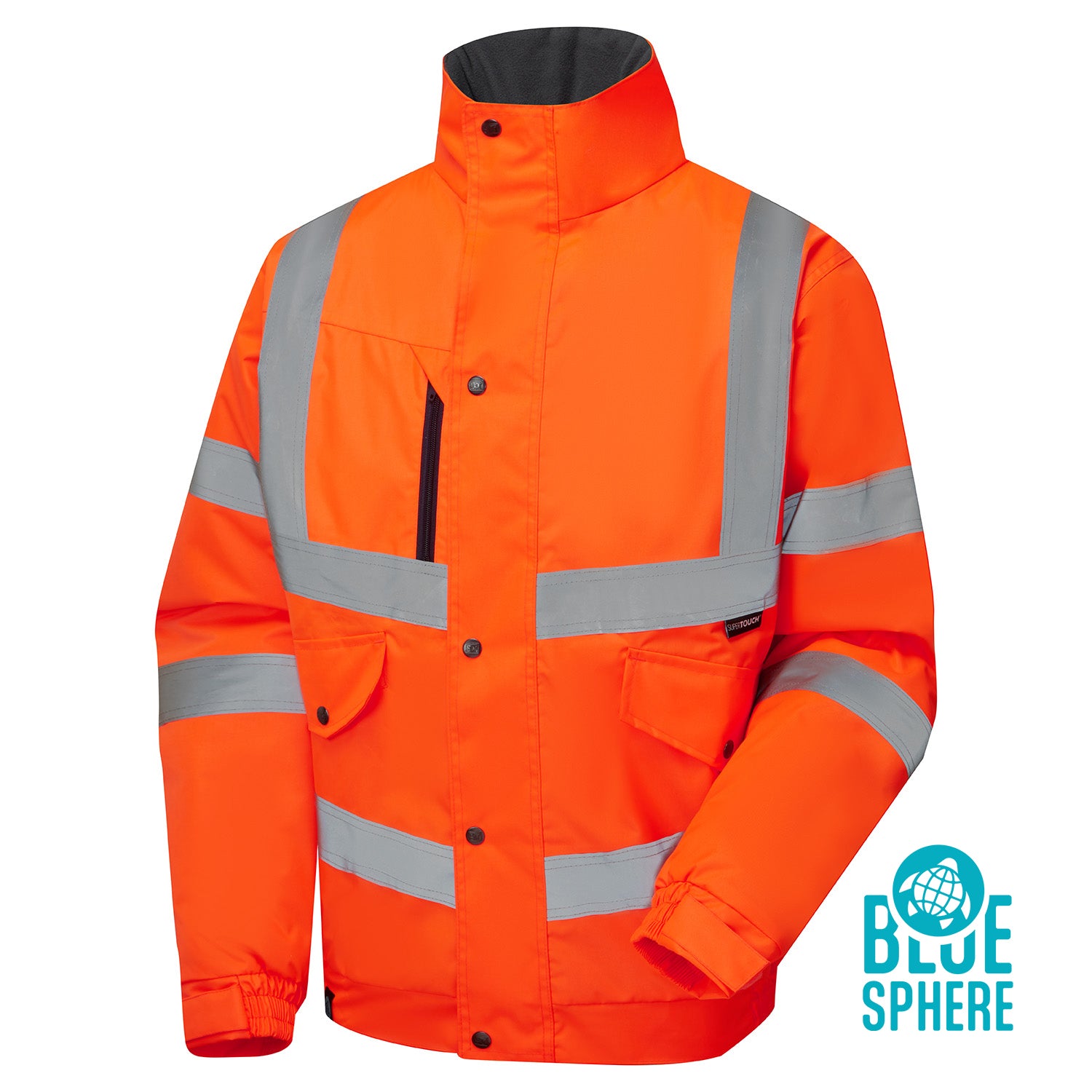 Supertouch Eco Hi Vis Bomber Jacket