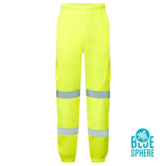 Supertouch Eco Hi Vis Jogging Bottoms