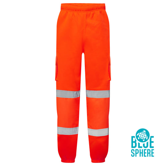 Supertouch Eco Hi Vis Jogging Bottoms