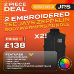 2x Embroidered Workwear Tee Jays Bodywarmers Bundle - thumbnail 1