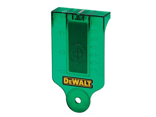 DeWALT Power Tools DE0730G Green Laser Target Card