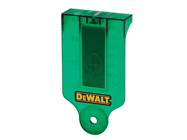 DeWALT Power Tools DE0730G Green Laser Target Card