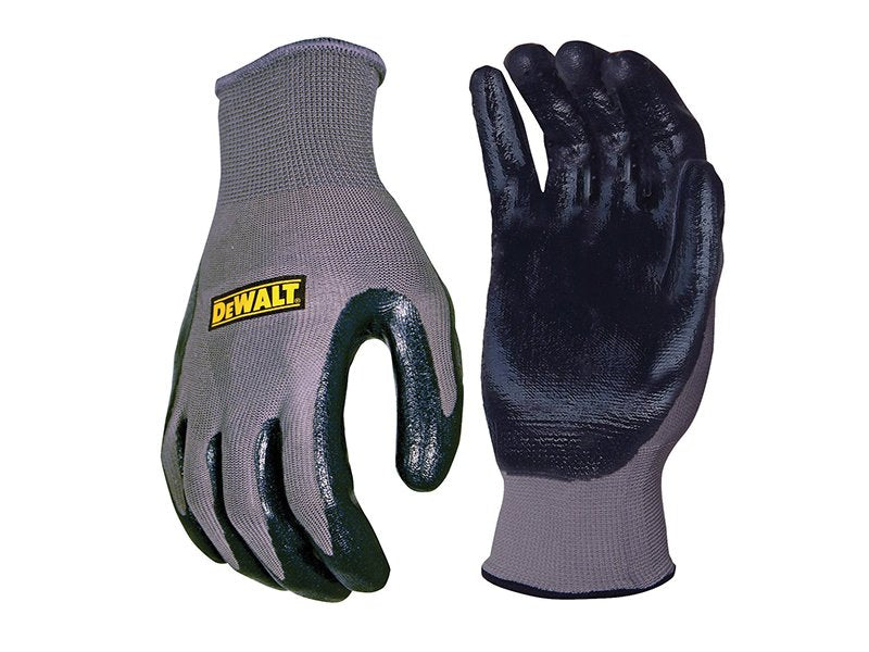 DeWALT Power Tools Nitrile Nylon Gloves - Large