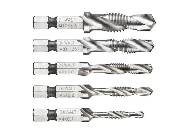 DeWALT Power Tools DT50060 Impact Ready Drill Tap Set, 5 Piece