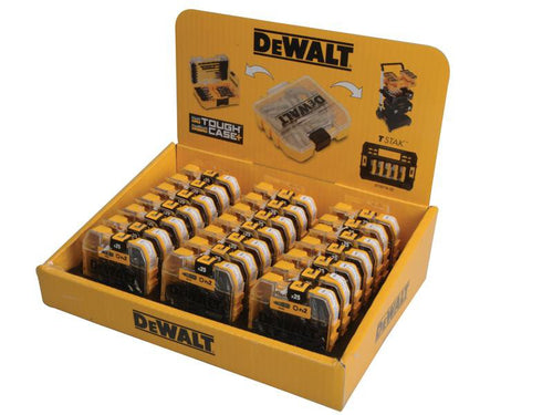 DeWALT Power Tools PZ2 25mm Standard Tic Tac Display 21 x Packs of 25