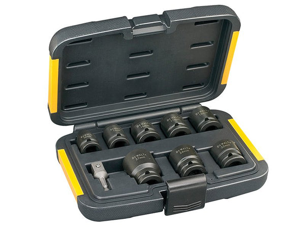 DeWALT Power Tools DT7507 Impact Socket Set, 9 Piece