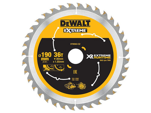 DeWALT Power Tools XR FlexVolt Circular Saw Blade