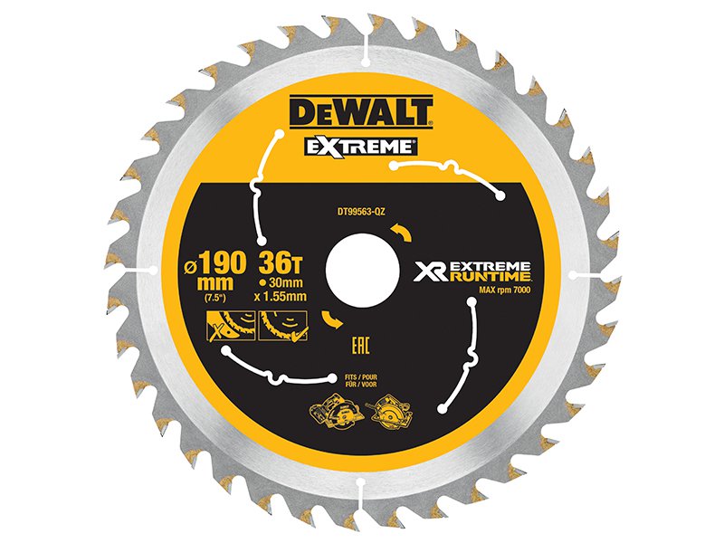DeWALT Power Tools XR FlexVolt Circular Saw Blade