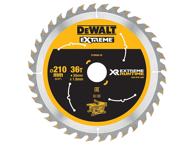 DeWALT Power Tools XR FlexVolt Table Saw Blade