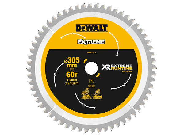 DeWALT Power Tools XR FlexVolt Mitre Saw Blade