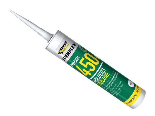 Everbuild Sika Everflex 450 Builder's Silicone Sealant
