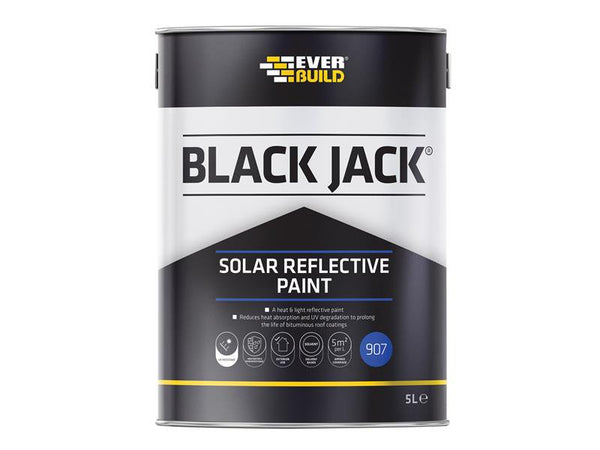 Everbuild Sika Black Jack 907 Solar Reflective Paint 5 litre